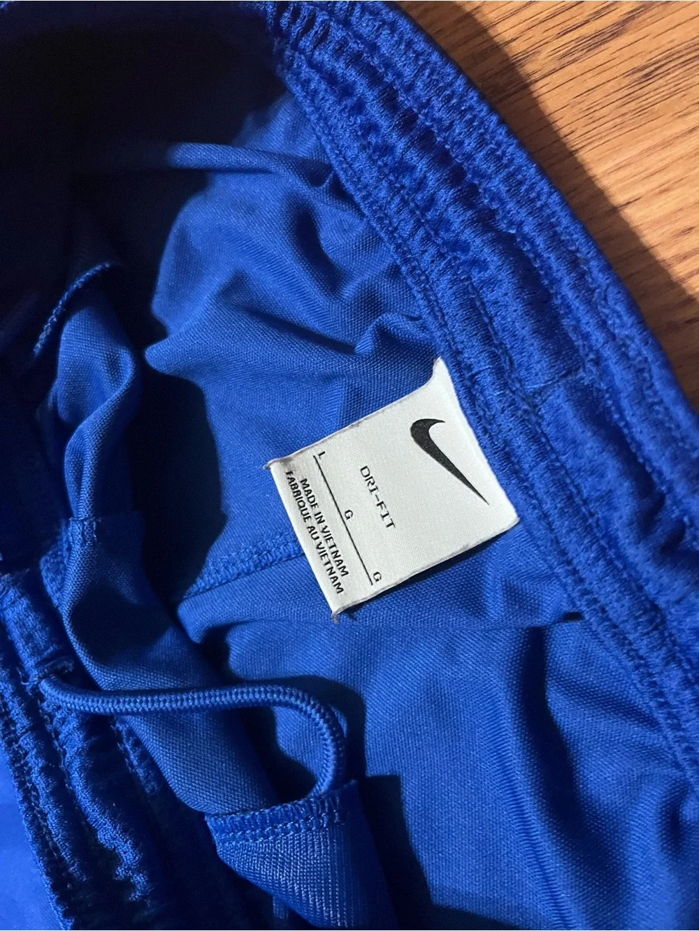 Boys Nike Dri-FIT Royal Blue Athletic Shorts